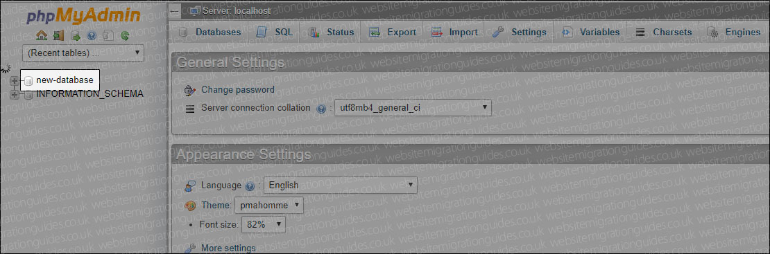 new database