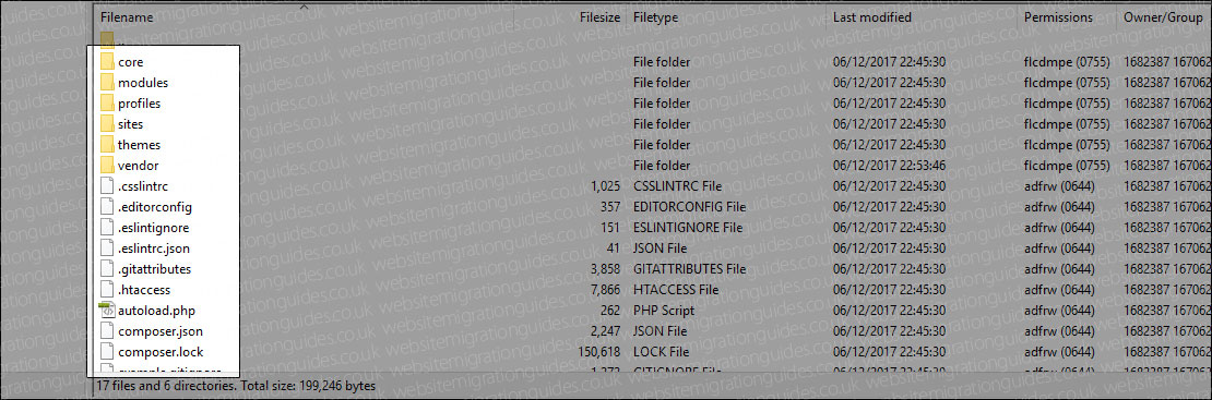 drupal files and folders