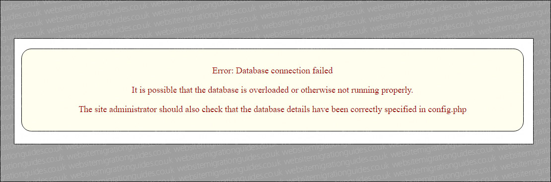It is possible that the database is overloaded