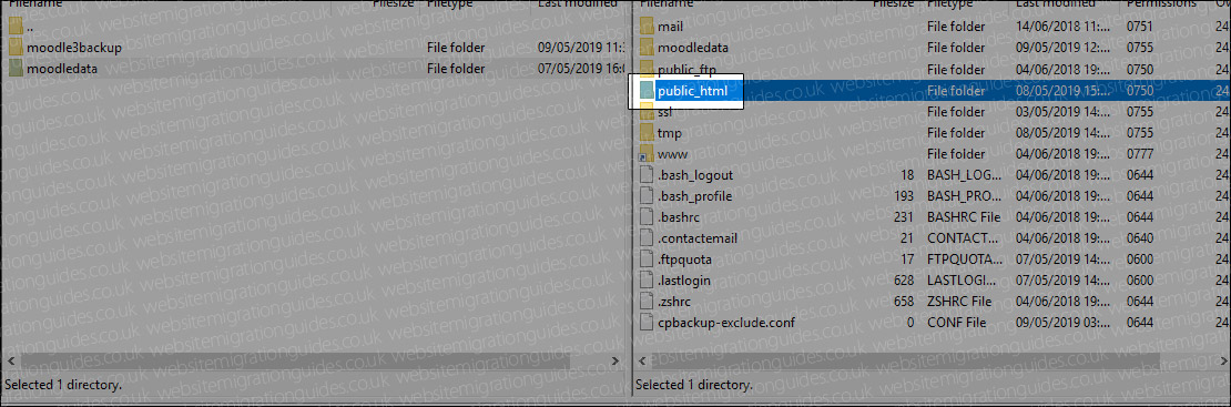 public-folder new host