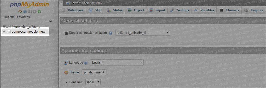 select new moodle 3 database