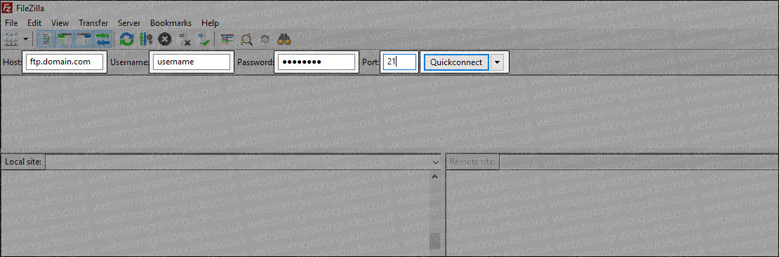 FTP old opencart host
