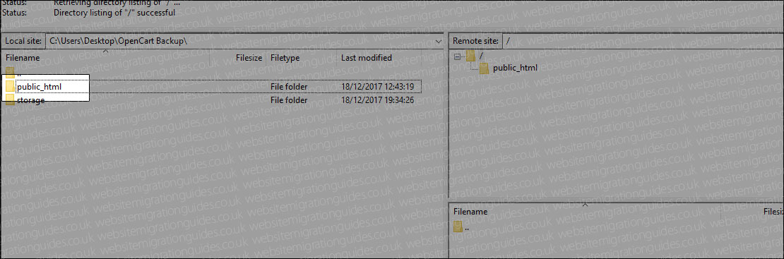 opencart public_html folder