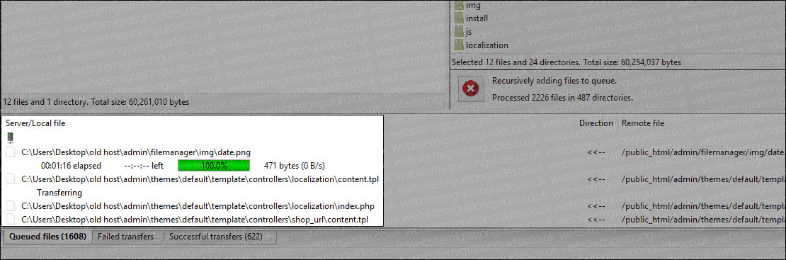 downloading prestashop backup