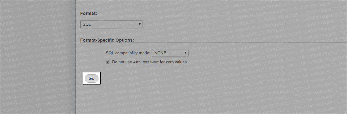 go import database