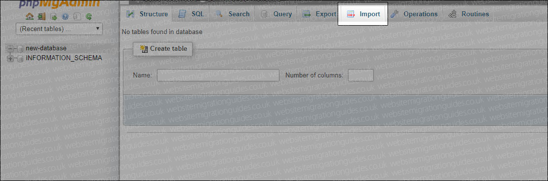 import Prestashop database