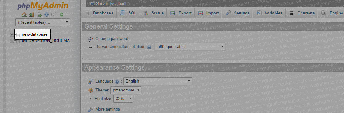 select new prestashop database