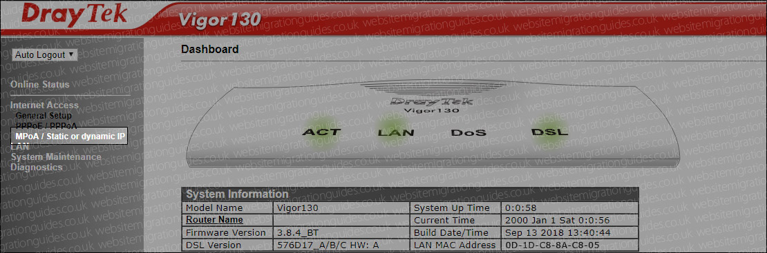MpoA / Static or dynamic IP