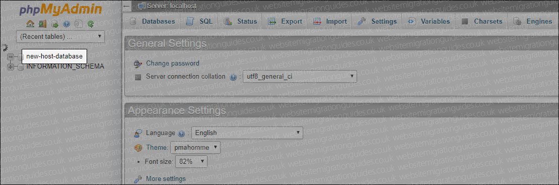 new database host