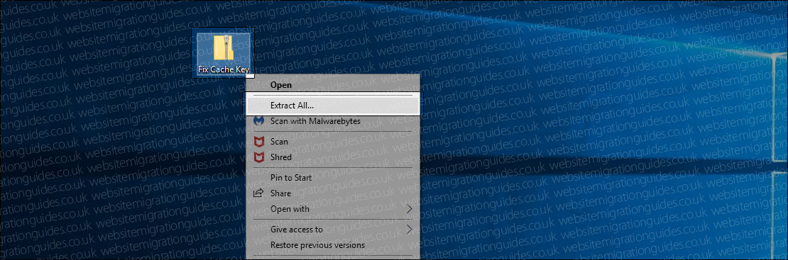 extract zip file