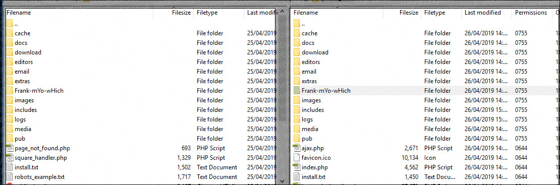 Uploading Zencart Backup